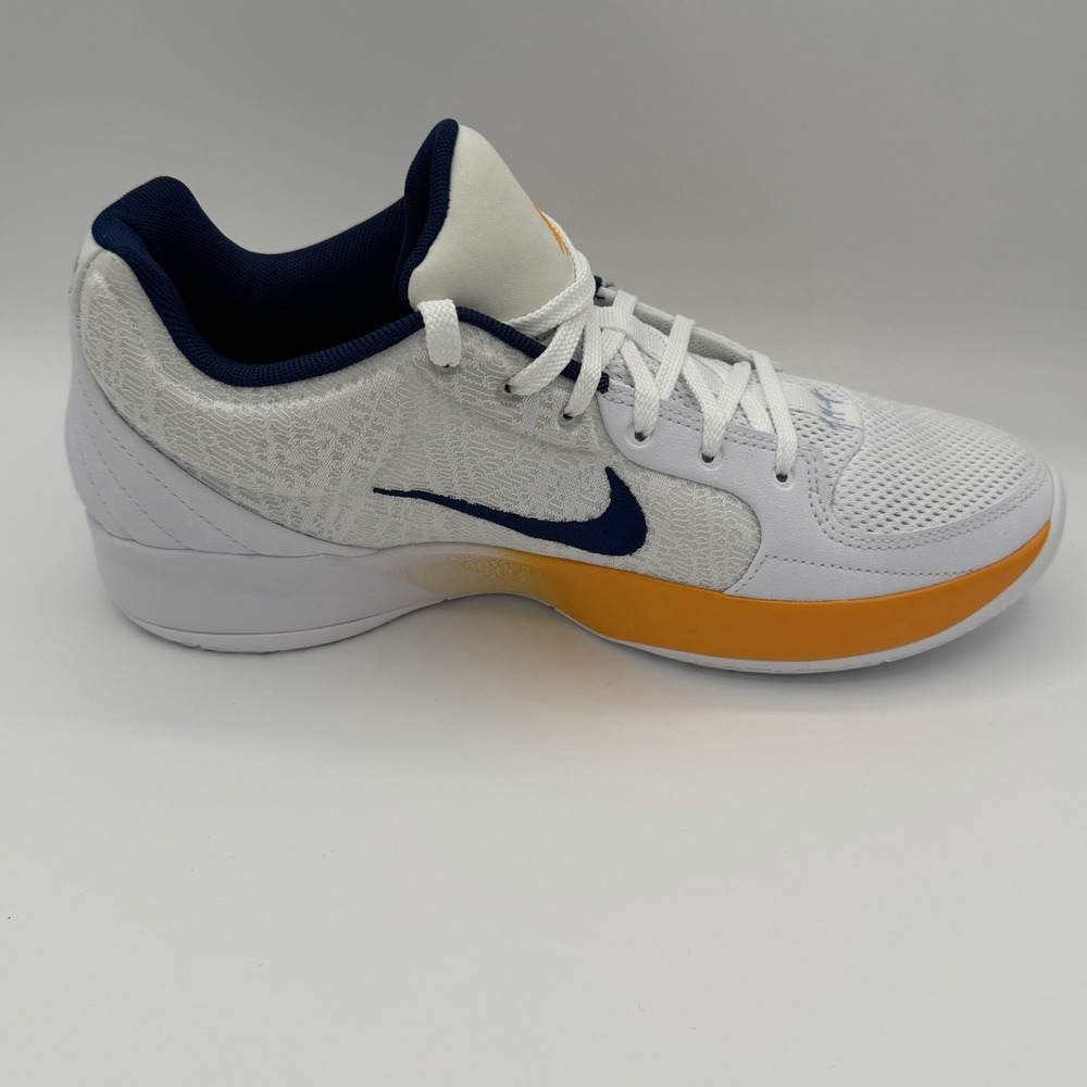 Nike Ja 2 Murray State Shoes Mens Size 10 White Blue‎ Basketball IF1606-101 New - Picture 6 of 10